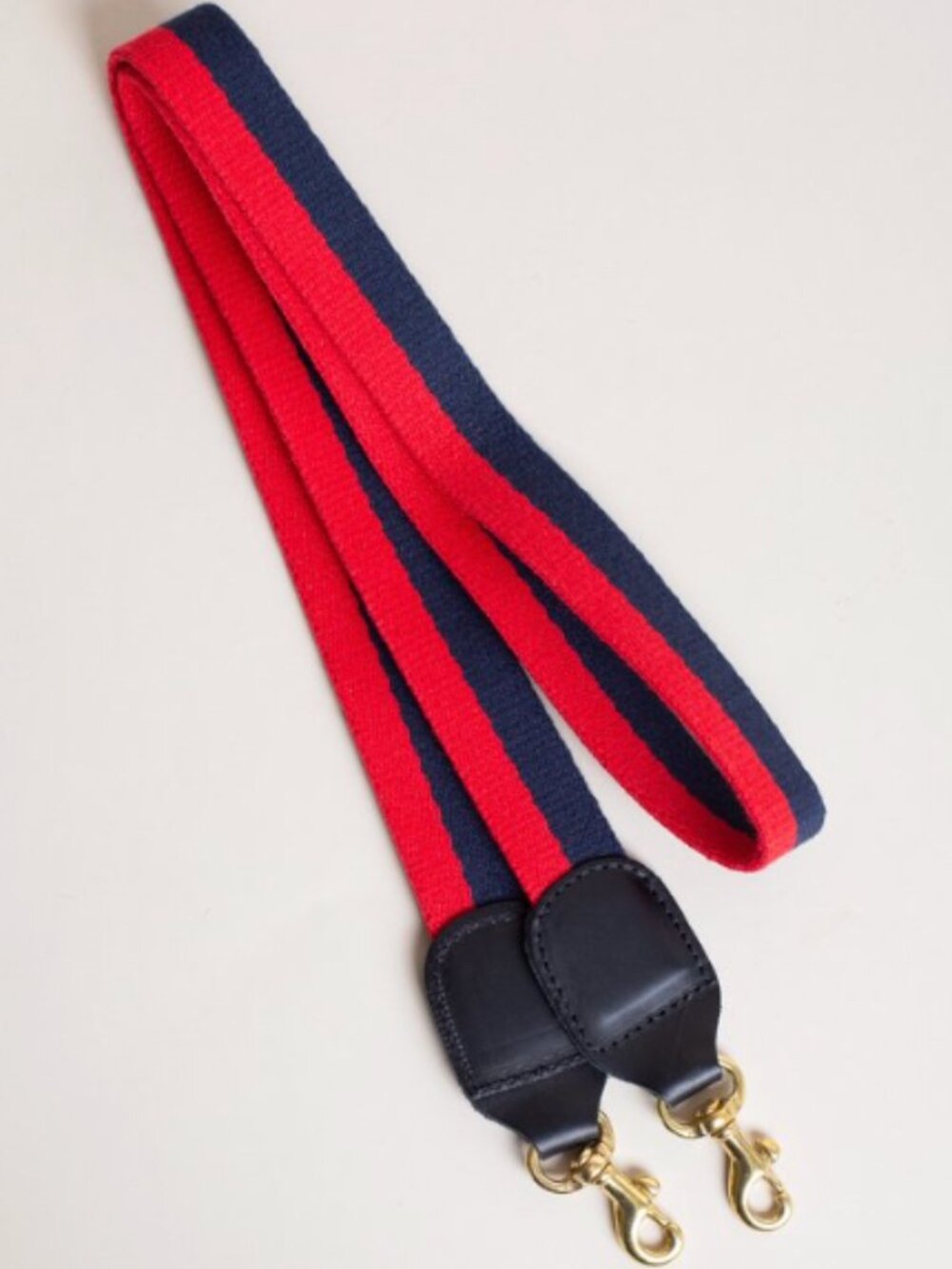Clare V. Crossbody Strap in Red and Navy
